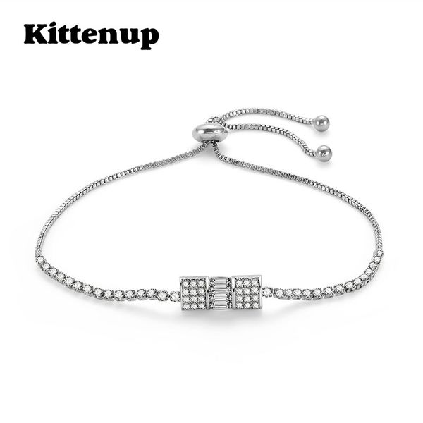 kittenup fashion square crystal bracelets for women silver color classic bracelet & bangle geometric simple jewelry accessories, Black
kittenup fashion square crystal bracelets for women silver color classic bracelet & bangle geometric simple jewelry accessories, Black