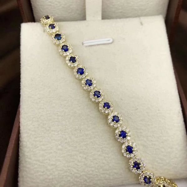 fidelity natural 2.5mm sapphire bracelets s925 sterling silver elegant fine jewelry gift for women natural blue gemstone, Golden;silver
fidelity natural 2.5mm sapphire bracelets s925 sterling silver elegant fine jewelry gift for women natural blue gemstone, Golden;silver