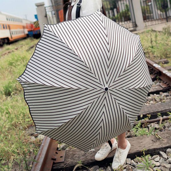 rain sun folding umbrellas simple fashion pocket umbrella stripe black coating anti uv parasol for women girls
rain sun folding umbrellas simple fashion pocket umbrella stripe black coating anti uv parasol for women girls