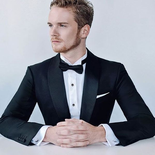 black mens wedding suits 2018 formal shawl lapel bridegroom man blazers slim fit prom wear evening party 2 pieces jacket+pants, Black;gray
black mens wedding suits 2018 formal shawl lapel bridegroom man blazers slim fit prom wear evening party 2 pieces jacket+pants, Black;gray