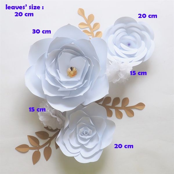 Giant Paper Flowers Backdrop Artificial Handmade Crepe Paper Flower 5PCS+Leaves 3PCS For Wedding & Party Deco Home Decoration
Giant Paper Flowers Backdrop Artificial Handmade Crepe Paper Flower 5PCS+Leaves 3PCS For Wedding & Party Deco Home Decoration