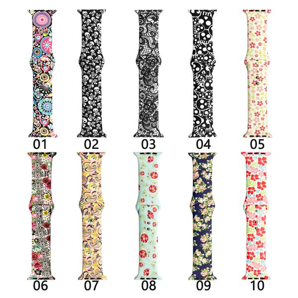 New Flower Floral Silicone Sport Band For Apple Watch Series 4 iwatch 40mm/44mm Wrist Strap
New Flower Floral Silicone Sport Band For Apple Watch Series 4 iwatch 40mm/44mm Wrist Strap