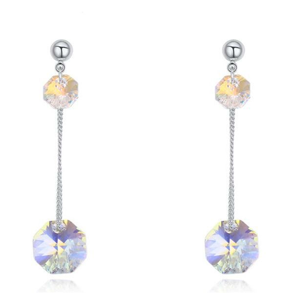 мода ювелирные изделия кристалл из элементов swarovski высокое качество длинные падение мотаться серьги для женщин аксессуары из белого золо, Silver
мода ювелирные изделия кристалл из элементов swarovski высокое качество длинные падение мотаться серьги для женщин аксессуары из белого золо, Silver