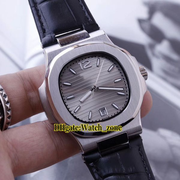 new sport nautilus date 7118/1 a2813 automatic silver gray dial mens watch 316l steel case leather strap gents watches, Slivery;brown
new sport nautilus date 7118/1 a2813 automatic silver gray dial mens watch 316l steel case leather strap gents watches, Slivery;brown