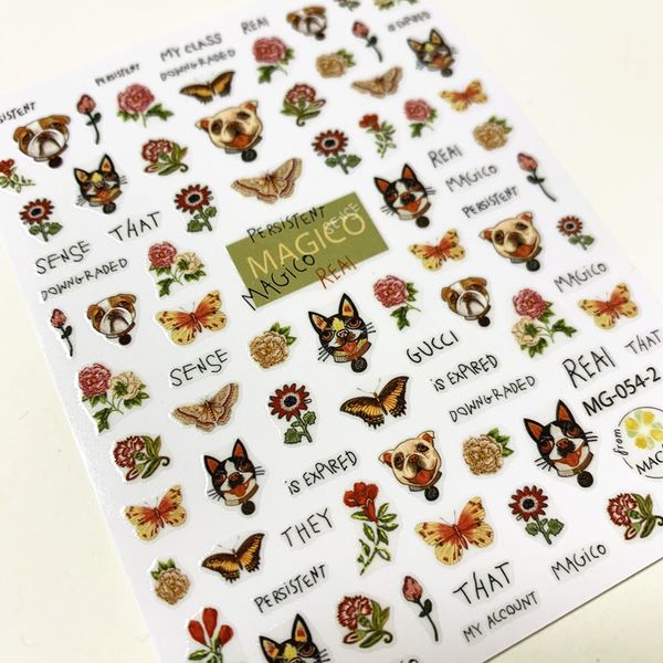 mg-054-2 flower and cute dog 3d nail art sticker nail decal stamping export japan designs rhinestones decorations, Black
mg-054-2 flower and cute dog 3d nail art sticker nail decal stamping export japan designs rhinestones decorations, Black