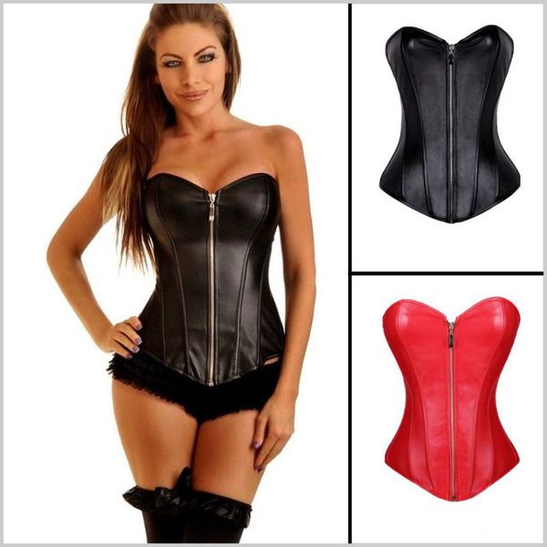 2018 plus size fashion women's bustier classic leather zipper corset models explosion model belly slimming sculpting underwear + thon, Black;white
2018 plus size fashion women's bustier classic leather zipper corset models explosion model belly slimming sculpting underwear + thon, Black;white