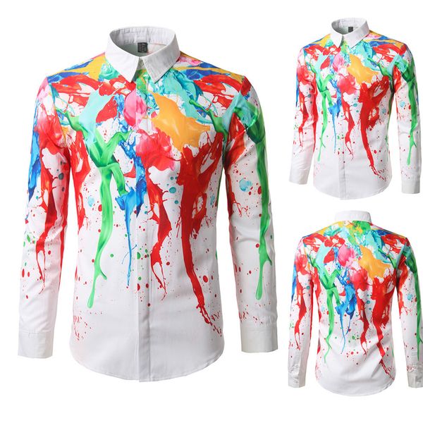 men's 2018 high quality autumn casual fashion men shirts slim fit cotton colorful long sleeve shirt drop shipping 0730, White;black
men's 2018 high quality autumn casual fashion men shirts slim fit cotton colorful long sleeve shirt drop shipping 0730, White;black