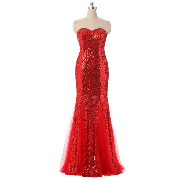 real ps women strapless sequins mermaid red bridesmaid dresses long plus size floor length open back sleeveless wedding party dresses, Red;white
real ps women strapless sequins mermaid red bridesmaid dresses long plus size floor length open back sleeveless wedding party dresses, Red;white