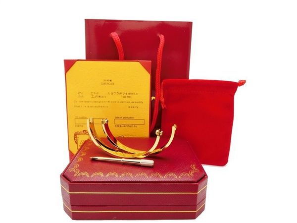 Fashion Love Bracelets 16cm 17 20cm silver rose gold bracelet Bangles Women Men Screw Screwdriver Bracelet Couple Jewelry with original
Fashion Love Bracelets 16cm 17 20cm silver rose gold bracelet Bangles Women Men Screw Screwdriver Bracelet Couple Jewelry with original