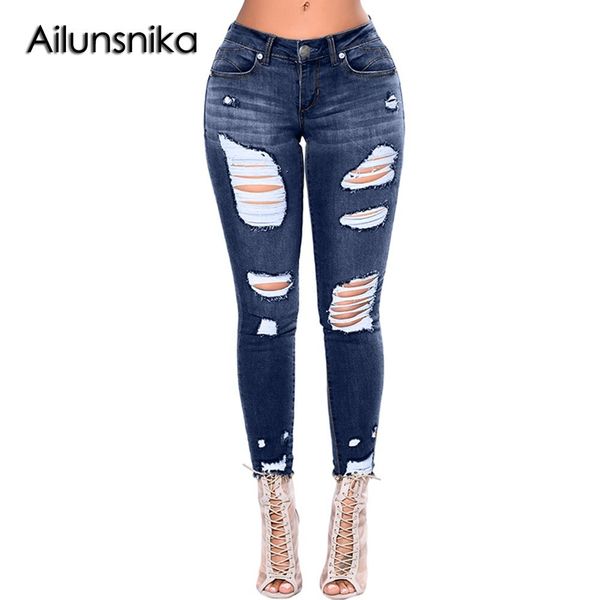 ailunsnika distressed raw hem denim pants high waist pocket detail ankle-length stretch ripped jeans casual leggings dl786019, Blue
ailunsnika distressed raw hem denim pants high waist pocket detail ankle-length stretch ripped jeans casual leggings dl786019, Blue