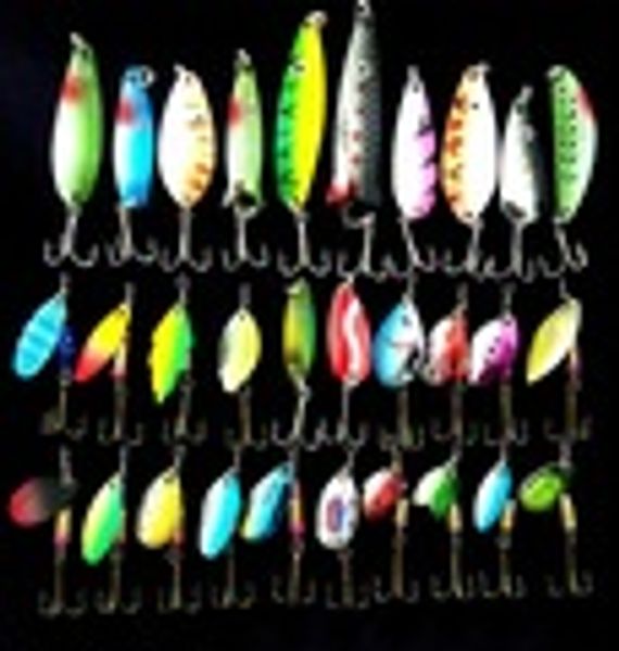 lot 30pcs set multi-color fishing lure spoon bait metal spinnerbait tackle spinner artificia jig bait wobblers baits
lot 30pcs set multi-color fishing lure spoon bait metal spinnerbait tackle spinner artificia jig bait wobblers baits