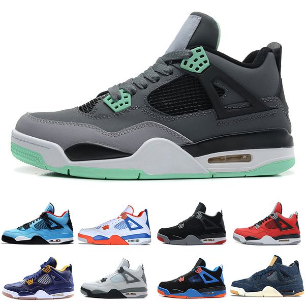4 4s Mens Basketball Shoes White Cement Pure Money Black Cat Bred Oreo Fear Pack Royalty Toro Bravo Angry bull Military Blue Sports Sneakers
4 4s Mens Basketball Shoes White Cement Pure Money Black Cat Bred Oreo Fear Pack Royalty Toro Bravo Angry bull Military Blue Sports Sneakers