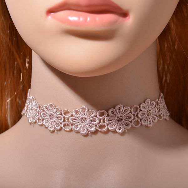 gothic charm necklaces for woman hollow flowers black lace necklace pink flower clavicle chain statement choker jewelry, Golden;silver
gothic charm necklaces for woman hollow flowers black lace necklace pink flower clavicle chain statement choker jewelry, Golden;silver