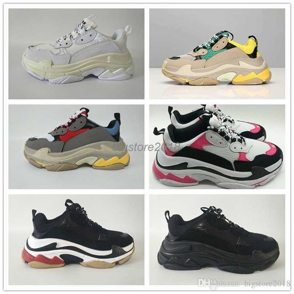 2018 fashion paris 17fw triple-s sneaker triple s casual dad shoes for men's women beige black sports tennis running shoe
2018 fashion paris 17fw triple-s sneaker triple s casual dad shoes for men's women beige black sports tennis running shoe