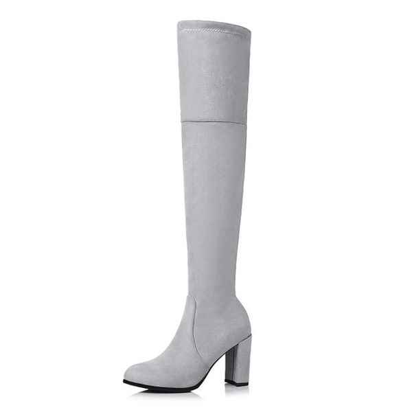 2017 autumn and winter models were thin long boots tide thick with high-heeled knight over the knee women's boots 919, Black
2017 autumn and winter models were thin long boots tide thick with high-heeled knight over the knee women's boots 919, Black