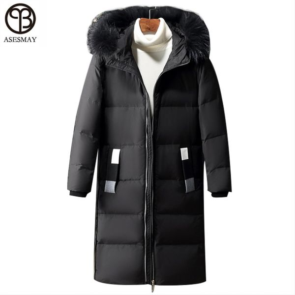 asesmay 2017 men down jacket men winter coats hooded natural fur down parkas x-long winter jackets thick warm coat, Black
asesmay 2017 men down jacket men winter coats hooded natural fur down parkas x-long winter jackets thick warm coat, Black