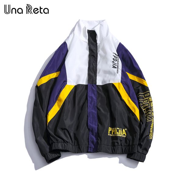 una reta windbreaker jackets men autumn 2018 new loose casual streetwear coat hip hop printing stitching brand jacket coats man, Black;brown
una reta windbreaker jackets men autumn 2018 new loose casual streetwear coat hip hop printing stitching brand jacket coats man, Black;brown