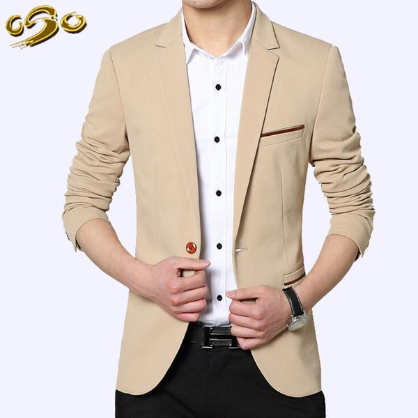 slim korean casual blazer for men regular notched office jacket single button men casual wears, White;black
slim korean casual blazer for men regular notched office jacket single button men casual wears, White;black