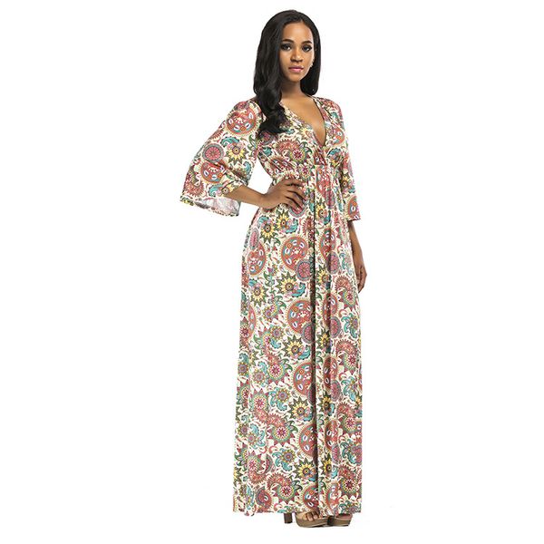 autumn new women's european and american printing long skirt pleated skirt large size sleeve dress fp6022, Black;gray
autumn new women's european and american printing long skirt pleated skirt large size sleeve dress fp6022, Black;gray