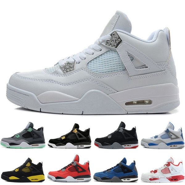4 4s new mens basketball shoes fear pack royalty toro bravo angry bull military blue alternate 89 green glow dunk from above sports sneakers, White;red
4 4s new mens basketball shoes fear pack royalty toro bravo angry bull military blue alternate 89 green glow dunk from above sports sneakers, White;red