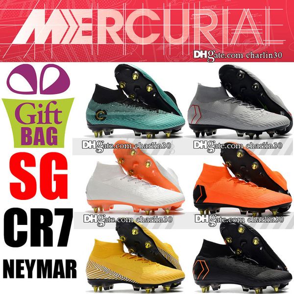 High Top Original CR7 Soccer Cleats Mercurial Superfly VI 360 Elite CR7 SG Soccer Shoes Cristiano Ronaldo Neymar Football Boots Socks
High Top Original CR7 Soccer Cleats Mercurial Superfly VI 360 Elite CR7 SG Soccer Shoes Cristiano Ronaldo Neymar Football Boots Socks