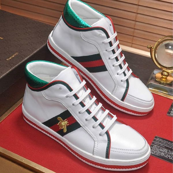 european style new traditional practice bee pattern luxury shoes men's casual high-shoes sports shoes fashion trend, Black
european style new traditional practice bee pattern luxury shoes men's casual high-shoes sports shoes fashion trend, Black