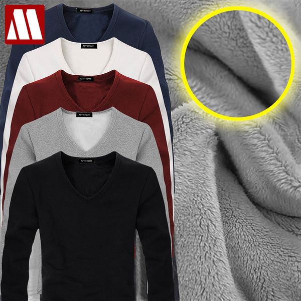 2017 autumn winter mens warm thermal tshirt man long sleeve casual v neck velvet thick plus thick t-shirt male tees, White;black
2017 autumn winter mens warm thermal tshirt man long sleeve casual v neck velvet thick plus thick t-shirt male tees, White;black
