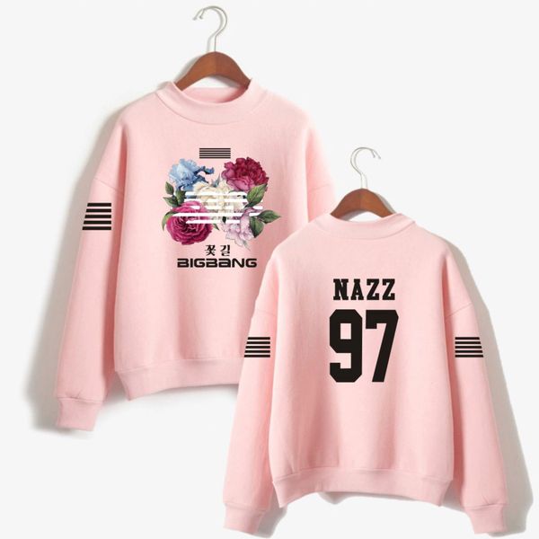 k- korea flower road bigbang hoodie sweatshirt women fashion bigbang female fans turtleneck capless sweatshirt clothes, Black
k- korea flower road bigbang hoodie sweatshirt women fashion bigbang female fans turtleneck capless sweatshirt clothes, Black