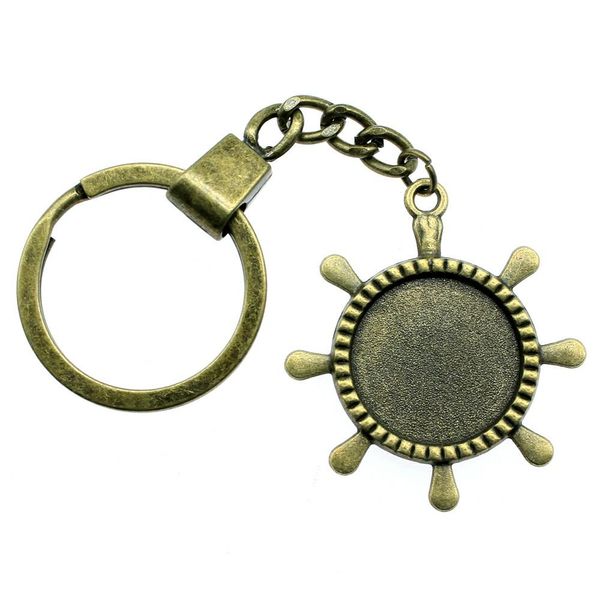 6 pieces key chain women key rings fashion keychains for men rudder single side inner size 20mm round cabochon cameo base tray bezel blank, Slivery;golden
6 pieces key chain women key rings fashion keychains for men rudder single side inner size 20mm round cabochon cameo base tray bezel blank, Slivery;golden
