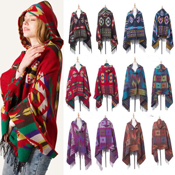 retro bohemian geometric shawl scarf poncho tribal fringed coat hoodies jacket striped cardigans blankets cape shawl with tassel jle135, Red;brown
retro bohemian geometric shawl scarf poncho tribal fringed coat hoodies jacket striped cardigans blankets cape shawl with tassel jle135, Red;brown
