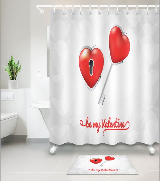 love key pattern 3d print custom waterproof bathroom modern shower curtain polyester fabric bathroom curtain door mat sets
love key pattern 3d print custom waterproof bathroom modern shower curtain polyester fabric bathroom curtain door mat sets