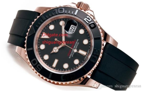 Luxury men watch 116655 rubber band bracelet ceramic bezel black dial 18k ro e gold automatic mechinacal wri twatch men port clock 
Luxury men watch 116655 rubber band bracelet ceramic bezel black dial 18k ro e gold automatic mechinacal wri twatch men port clock