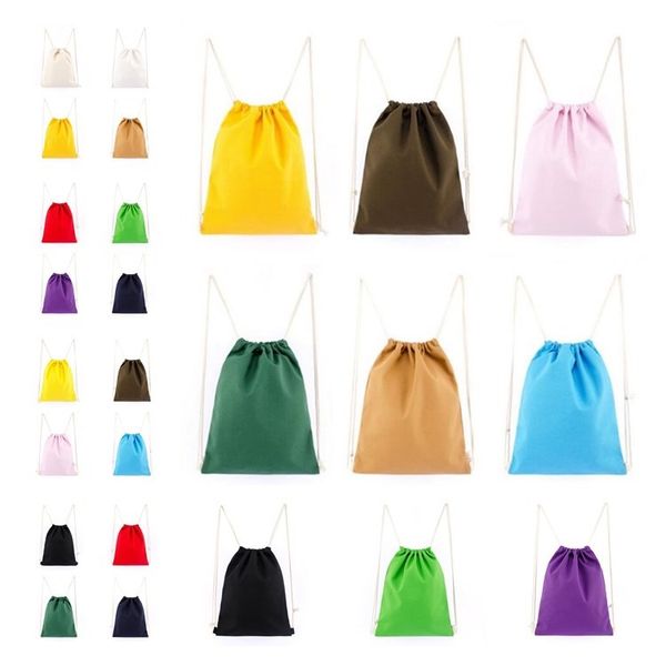 14 color cloth bag goods in stock factory canvas rope pulling backpack bag blank pull rope bundle pocket t7i495
14 color cloth bag goods in stock factory canvas rope pulling backpack bag blank pull rope bundle pocket t7i495