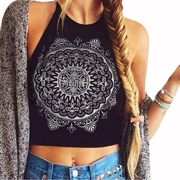 2018 spring summer new style european and american wind collar necktie lady t-shirt printed vest sleeveless garment black camis, White
2018 spring summer new style european and american wind collar necktie lady t-shirt printed vest sleeveless garment black camis, White