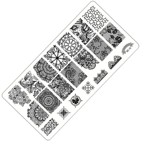 2018 design nail art plate stamp stamping diy nail polish print lace flower feather manicure stencil template, White
2018 design nail art plate stamp stamping diy nail polish print lace flower feather manicure stencil template, White