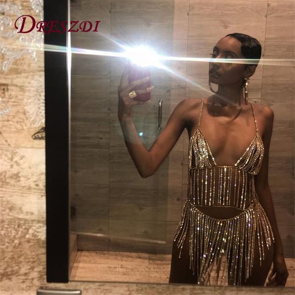 luxury night club sets metal crystal diamonds chain women tassel sequins dress two pieces set 2018 beach party overalls, Gray
luxury night club sets metal crystal diamonds chain women tassel sequins dress two pieces set 2018 beach party overalls, Gray
