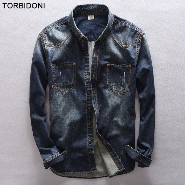 2017 fashion men denim shirts long sleeve camisa masculina denim blue jeans shirt casual retro washed blouses chemise homme, White;black
2017 fashion men denim shirts long sleeve camisa masculina denim blue jeans shirt casual retro washed blouses chemise homme, White;black