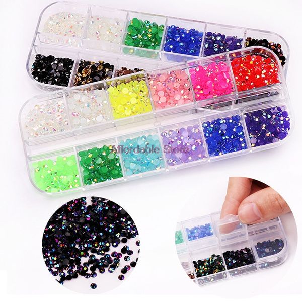 12grids nails art 3d decorations ab colorful resin drill flat bottom rhinestones nail gems, Silver;gold
12grids nails art 3d decorations ab colorful resin drill flat bottom rhinestones nail gems, Silver;gold