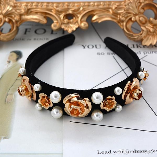 Барокко Ретро Роскошные Корона Hairbands Мода Золотые Цветы Большой Жемчуг Обруч Для Волос Роскошный Горный Хрусталь Модные Аксессуары Для Волос Ювелирные Изделия
Барокко Ретро Роскошные Корона Hairbands Мода Золотые Цветы Большой Жемчуг Обруч Для Волос Роскошный Горный Хрусталь Модные Аксессуары Для Волос Ювелирные Изделия