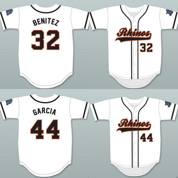 Raffy Benitez 32 Rhinos White Baseball Jersey Garcia 44 Rhinos Baseball Jersey Men Women Youth Baseball Jerseys
Raffy Benitez 32 Rhinos White Baseball Jersey Garcia 44 Rhinos Baseball Jersey Men Women Youth Baseball Jerseys
