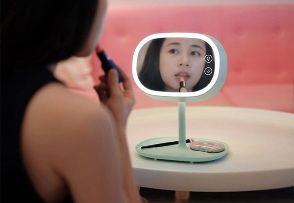 muid mirror lamp vanity mirror with night light led lamp storage light for makeup portable design ing
muid mirror lamp vanity mirror with night light led lamp storage light for makeup portable design ing
