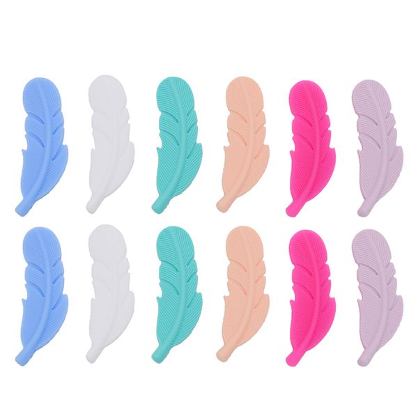 22 colors new feather silicone teething beads bpa silicone chewable toy baby teether diy nursing jewelry feather pendant
22 colors new feather silicone teething beads bpa silicone chewable toy baby teether diy nursing jewelry feather pendant