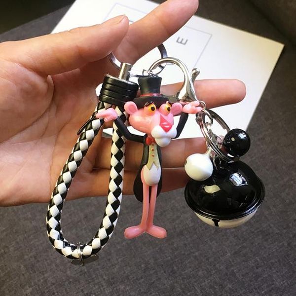 creative bell key chain car pendant cartoon pink panther key ring men and women pendant accessories wholesale, Silver
creative bell key chain car pendant cartoon pink panther key ring men and women pendant accessories wholesale, Silver