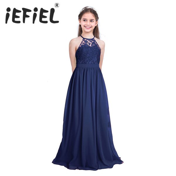 iefiel sleeveless halter flower girls tulle lace dress formal party ball gown prom princess bridesmaid wedding kids teen clothes y1891309, Red;yellow
iefiel sleeveless halter flower girls tulle lace dress formal party ball gown prom princess bridesmaid wedding kids teen clothes y1891309, Red;yellow