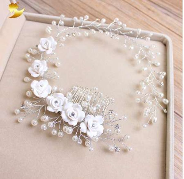 xinyun bride hair comb bridal floral headband pearl hair jewelry hairband hair ornaments bridal tiara wedding accessories
xinyun bride hair comb bridal floral headband pearl hair jewelry hairband hair ornaments bridal tiara wedding accessories
