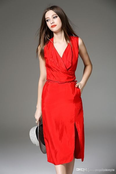 2018 summer long skirt new women's clothing europe and the united states v-neck sleeveless slim dress copper amide r1143, Black;gray
2018 summer long skirt new women's clothing europe and the united states v-neck sleeveless slim dress copper amide r1143, Black;gray