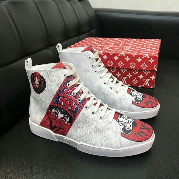 De igner luxury brand men ca ual hoe leather men high hoe fa hion neaker breathable hip hop hoe men brand pu mater
De igner luxury brand men ca ual hoe leather men high hoe fa hion neaker breathable hip hop hoe men brand pu mater