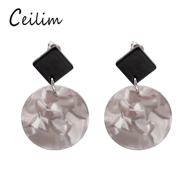 fashion women jewelry geometry colorful acrylic drop earring for women rhombic circular designer personalized charm ear rings wholesale, Golden
fashion women jewelry geometry colorful acrylic drop earring for women rhombic circular designer personalized charm ear rings wholesale, Golden
