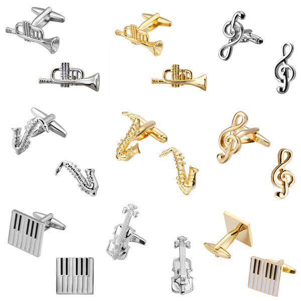music series of musical instruments musicians of sax piano violin cufflinks jewelry men shirt cuff cufflinks 5pairs christmas gift, Silver
music series of musical instruments musicians of sax piano violin cufflinks jewelry men shirt cuff cufflinks 5pairs christmas gift, Silver