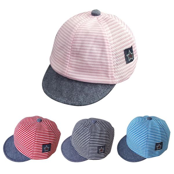 baby kids boys girls baseball caps fashion stripe star decor cotton soft beret hat sun cap, Blue;gray
baby kids boys girls baseball caps fashion stripe star decor cotton soft beret hat sun cap, Blue;gray